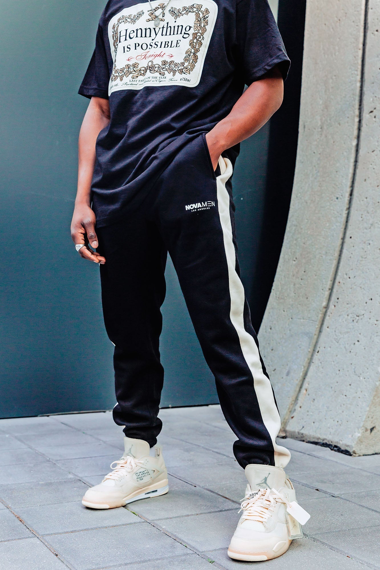 Hennything Is Possible Short Sleeve Crew Tee - Black Fashion Nova