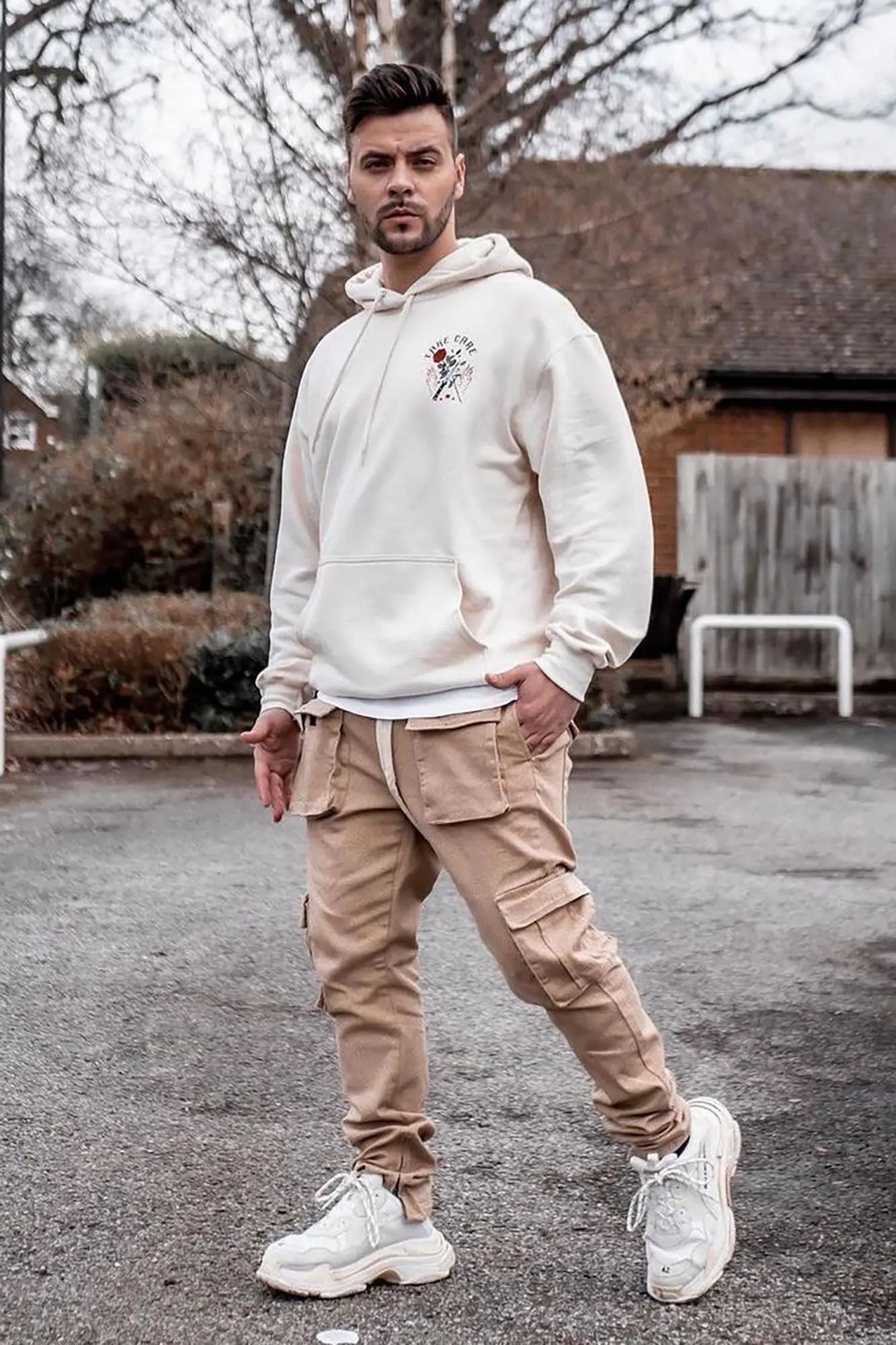 Hunter Slim Cargo Pants - Khaki Fashion Nova