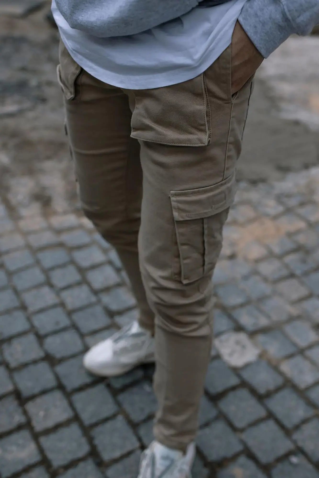 Hunter Slim Cargo Pants - Khaki Fashion Nova