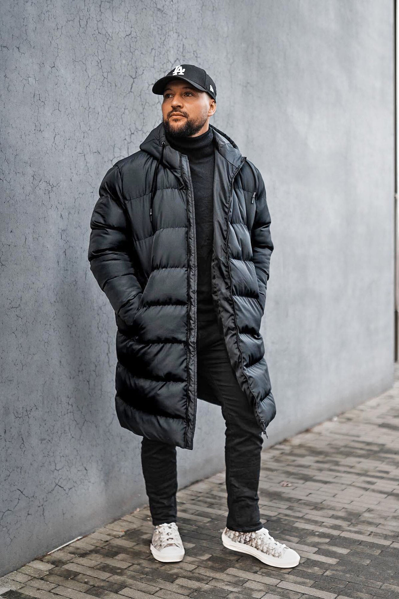 Jaden Long Puffer Jacket - Black Fashion Nova