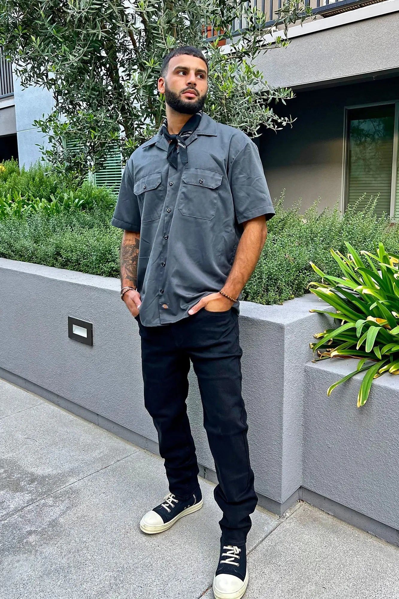 Mike Straight Taper Jeans - Black Fashion Nova
