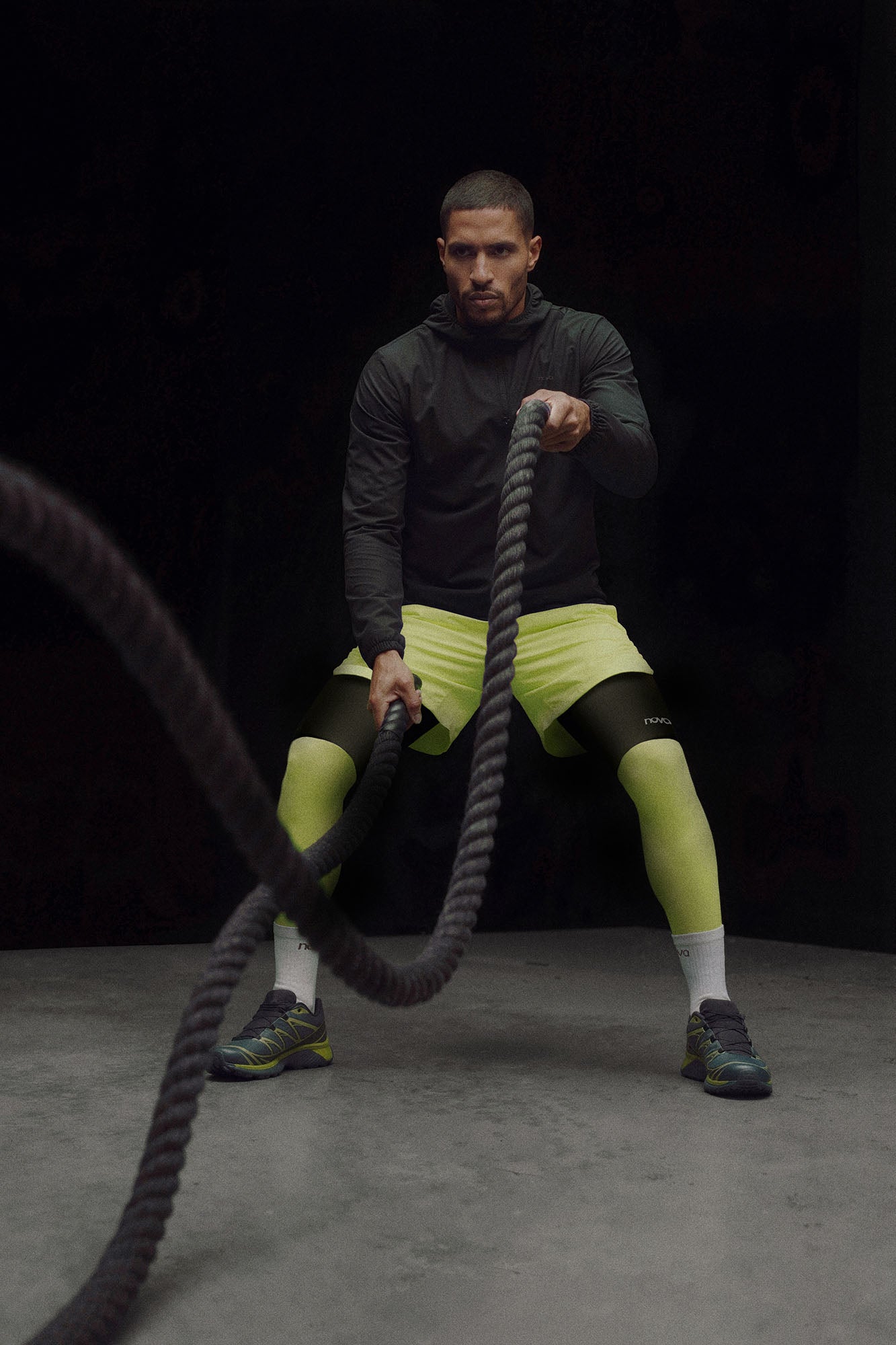 ProRipStop 7″ Built In Compression Shorts - Neon Yellow Fashion Nova