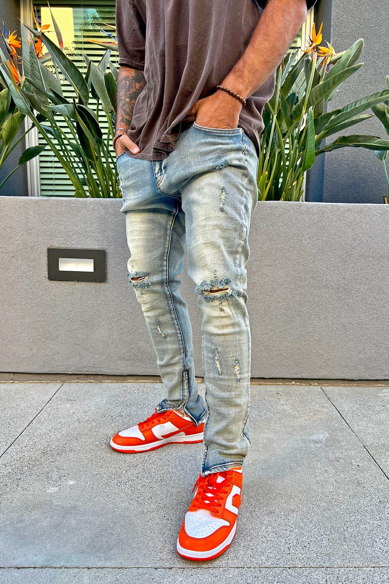 Terren Skinny Jeans - Medium Wash Fashion Nova
