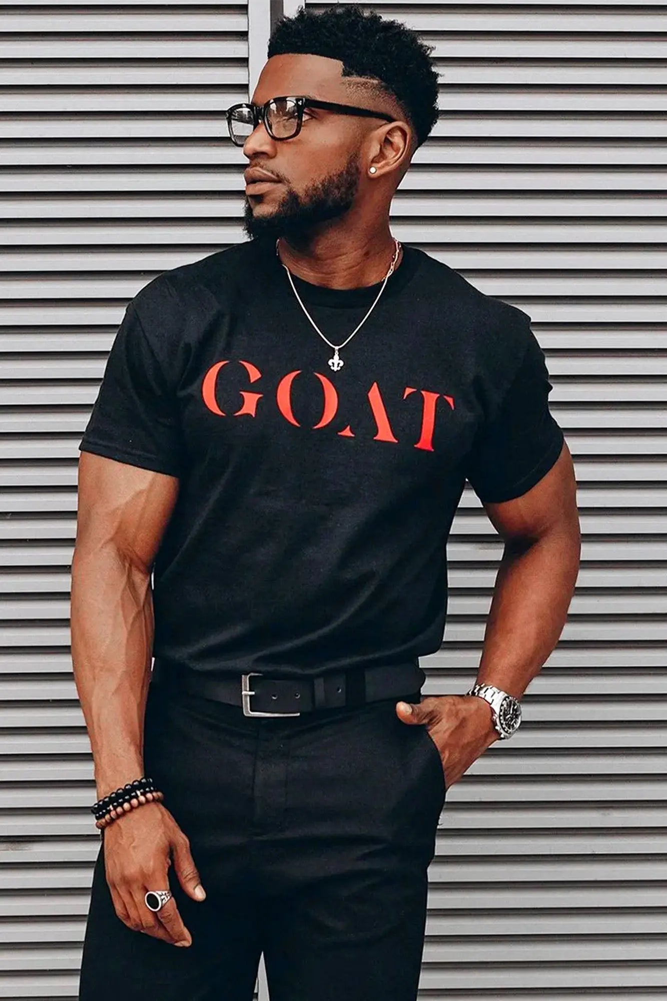 The GOAT Short Sleeve Tee - Black Fashion Nova