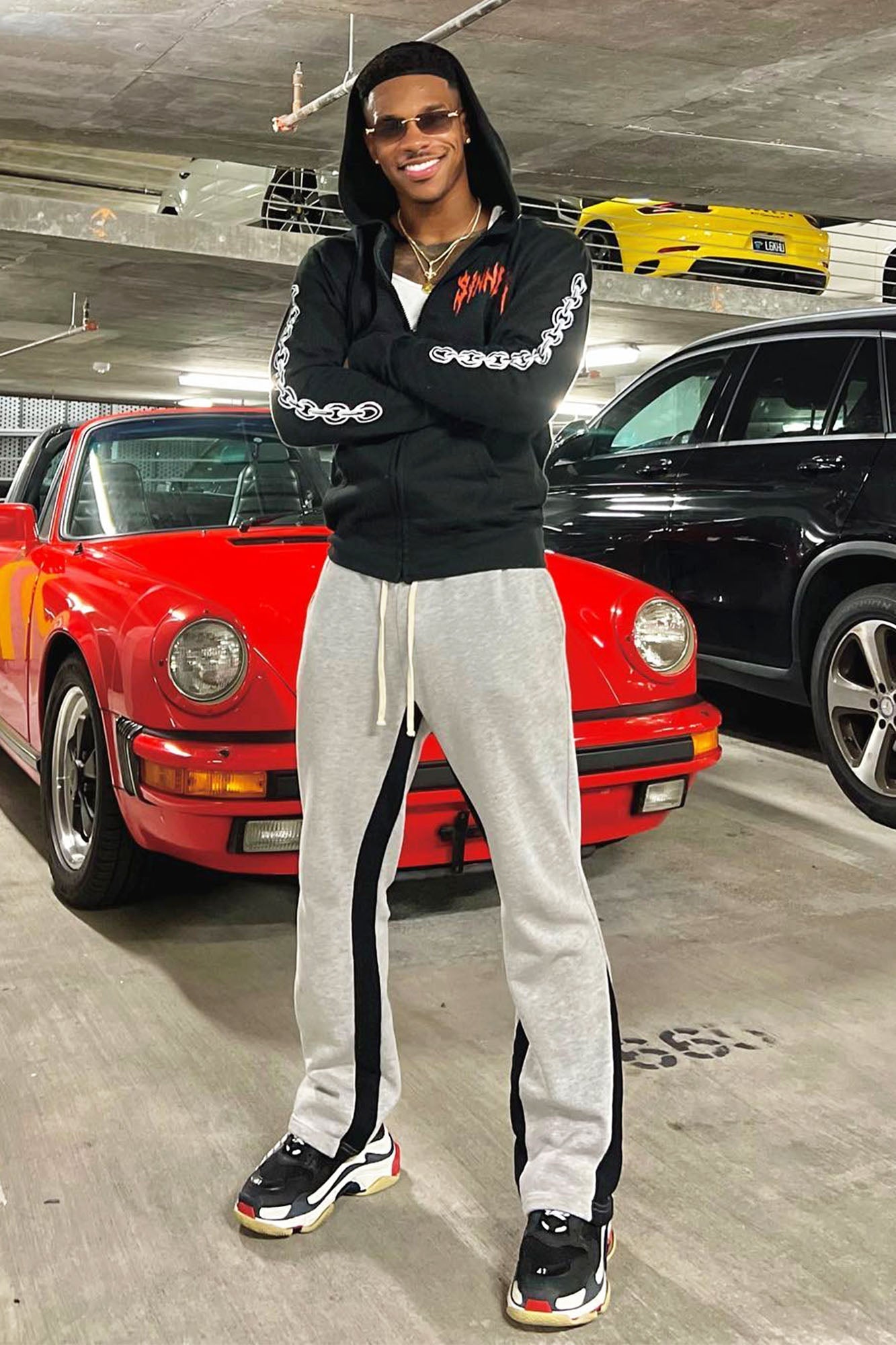Tyson Flared Sweatpants - Grey Fashion Nova
