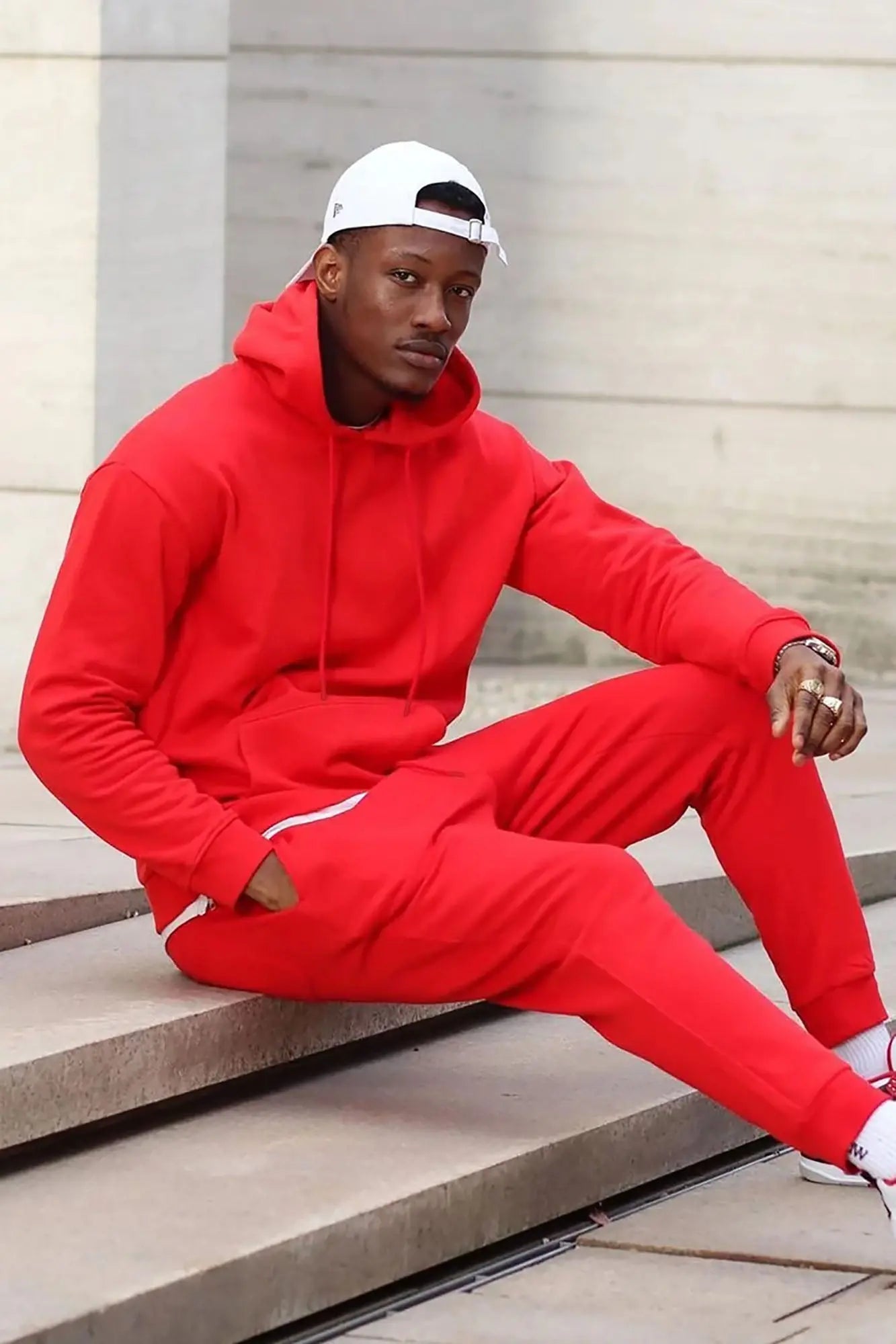 Tyson Hoodie - Red Fashion Nova