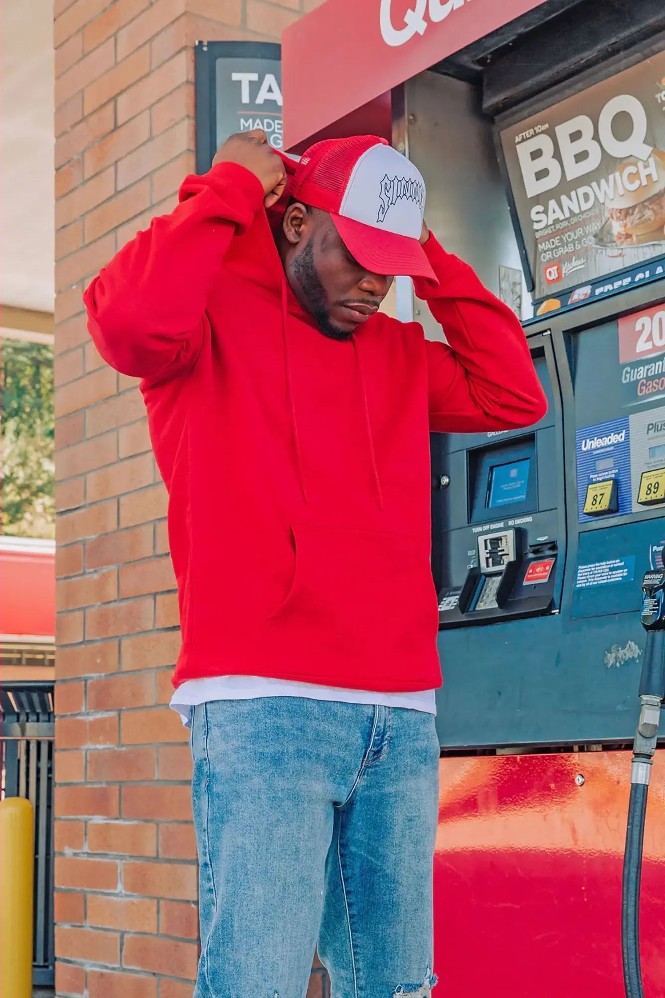 Tyson Hoodie - Red Fashion Nova