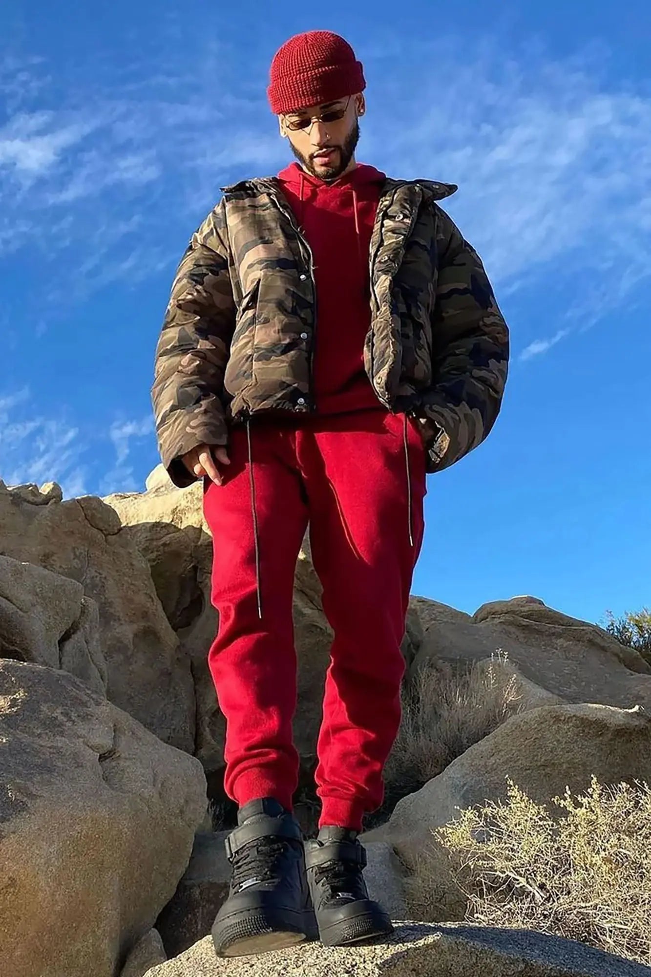 Tyson Jogger - Red Fashion Nova