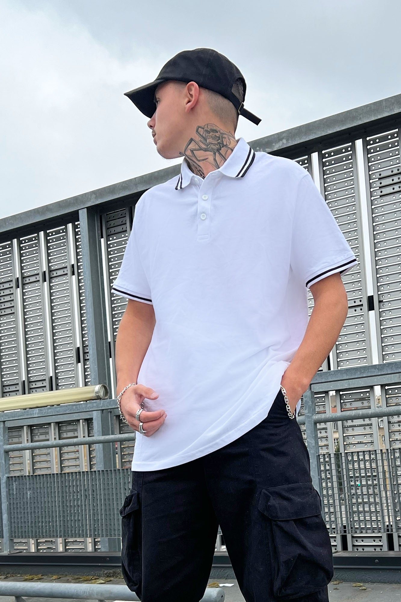 Wilson Short Sleeve Polo - White Fashion Nova