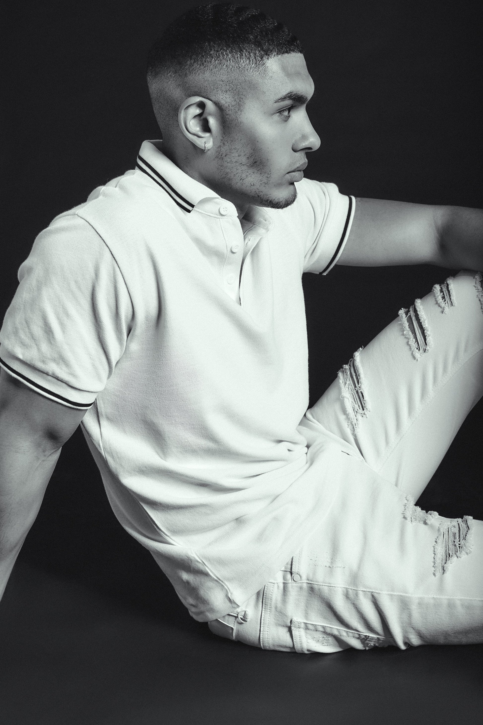Wilson Short Sleeve Polo - White Fashion Nova