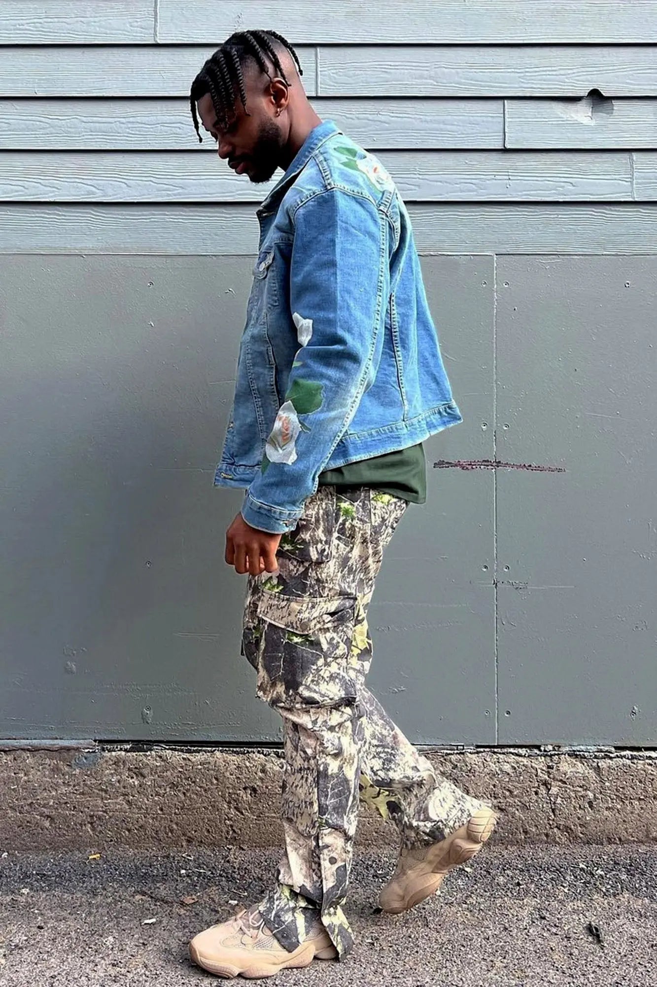 Worker Slim Cargo Pants - Green/combo Fashion Nova