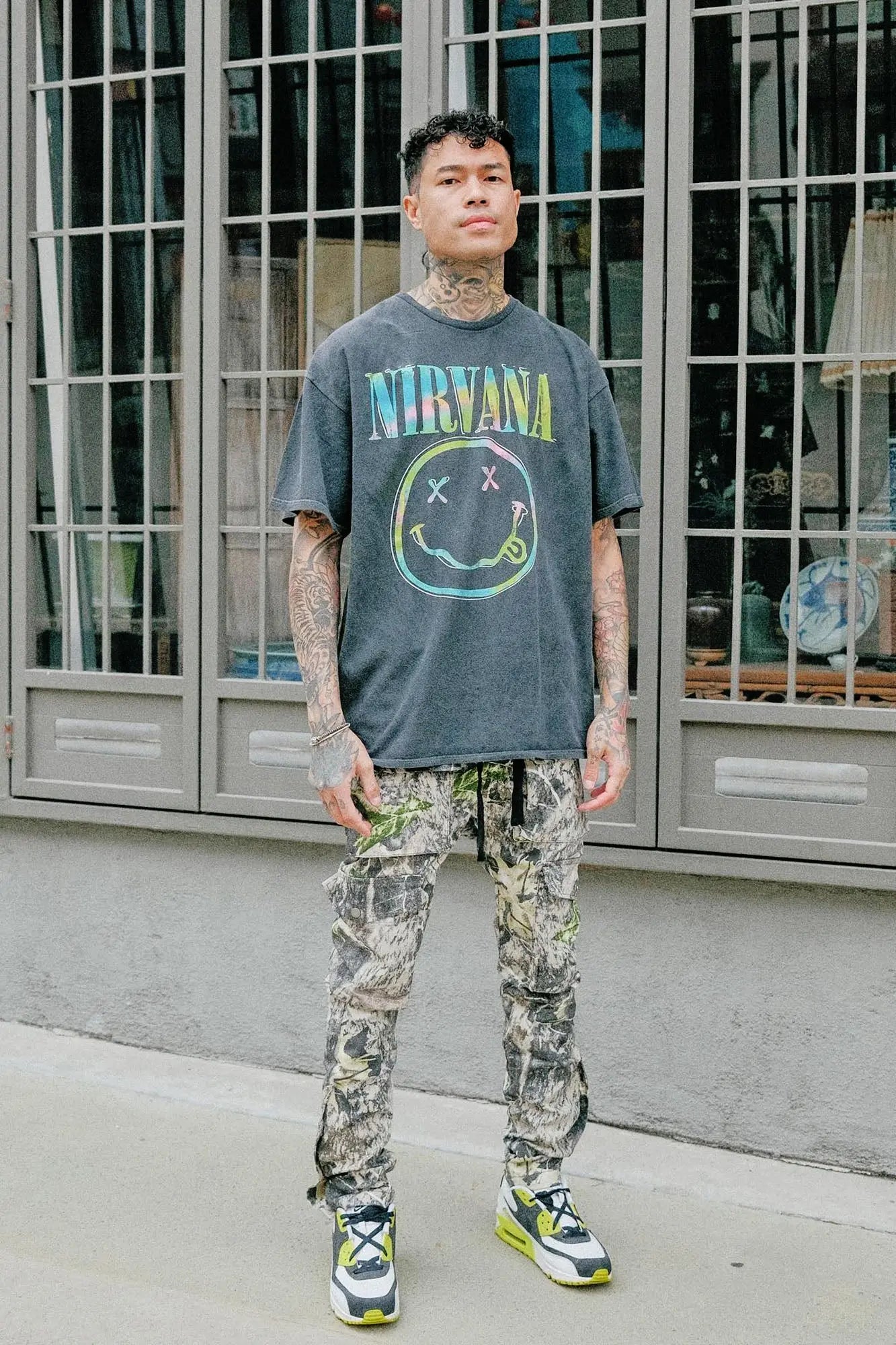Worker Slim Cargo Pants - Green/combo Fashion Nova