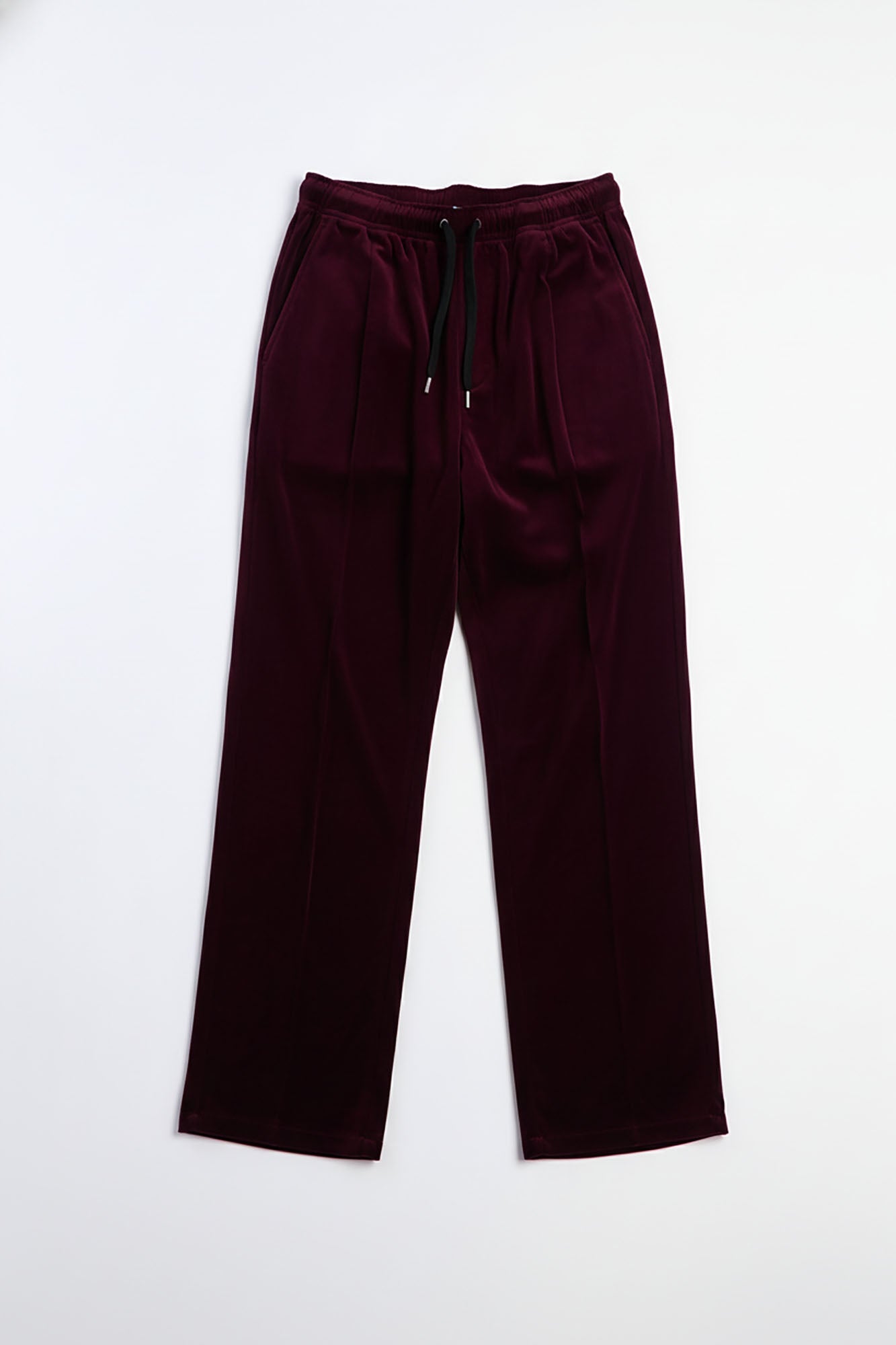 Straight Lincoln Park Textured Trouser - Burgundy Fashion Nova