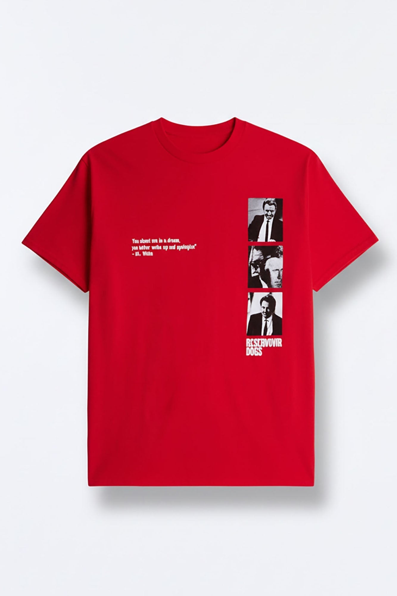 Reservoir Dogs You Shoot Me In A Dream Short Sleeve Tee - Red Fashion Nova